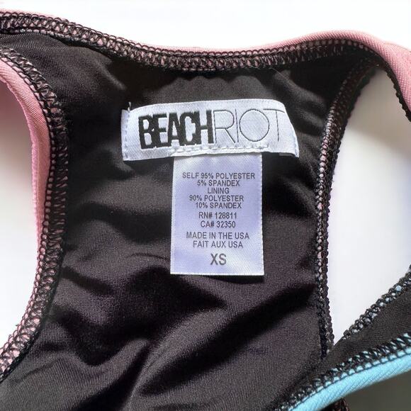 Beach Riot Riptide Rikki Colorblock Swim Top - Picture 7 of 7